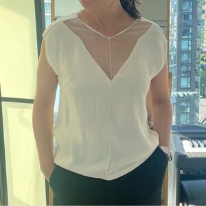 Sandro V-neck sleeveless top